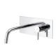 Miscelatore Paffoni Light Incasso a Parete per Lavabo con Bocca D'erogazione cod. LIG101CR