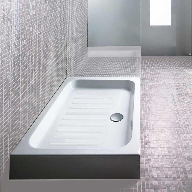 Piatto Doccia Con Bordo Alto.Catalano Piatto Doccia 72x100 Cm Rettangolare Ceramica H11 Cm Base