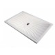 Piatto Doccia Onda 80 x 140 Extrapiatto in Vetroresina Gelcoats di Colore Bianco Altezza 3 cm