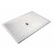 Piatto Doccia Onda 80 x 140 Extrapiatto in Vetroresina Gelcoats di Colore Bianco Altezza 3 cm