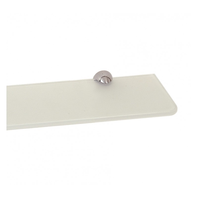 VE.CA. Mensola in vetro Bianco Satinato con angoli arrotondati 60x22 cm  spessore 12 mm