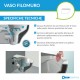 Vaso Filomuro art. 5481V2MT + Bidet art. 5480V2MT Bianco Matt MEG11 PRO Galassia 