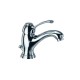 Eurorama Serie Dodo Miscelatori Lavabo e Bidet con Piletta Salterello + Vasca con Set Doccia in Ottone Cromo Lucido