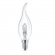 Lampadina ALOGENA fiamma E14 42W calda NEOS