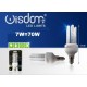 Lampadina LED 3 tubi Calda E14 7W 3000k WISDOM