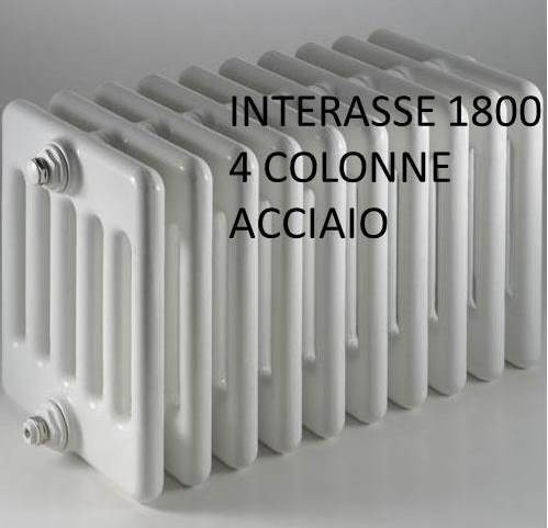 Radiatore multicolonna ErcosComby 4/1800 in acciaio a 4 colonne