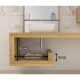 Top Bagno Larghezza 110 x Profondità 55 cm in abete per lavabi d'appoggio