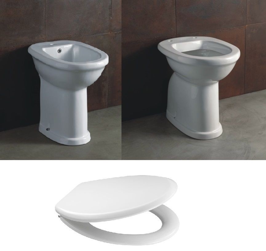 Bidet Per Disabili Ceramica.Alice Ceramica Vaso E Bidet Per Anziani Serie Confort