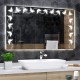 Su Misura Specchio Bagno Smart Filo Lucido Retroilluminante led ad accensione vocale tramite alexa o google assistant art.948