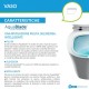 Sanitari Sospesi Ideal Standard Tesi Wc AQUABLADE® Bidet + Coprivaso ultra Slim a chiusura soft-close 