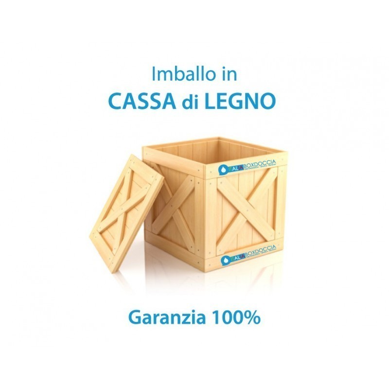 Pensile cucina da 60 cm a doppia anta per cappa in finitura teak