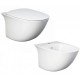 Sanitari sospesi Sensation profondità 52 cm di Rak Ceramics in Ceramica Bianco Lucido