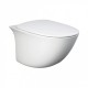 Sanitari sospesi Sensation profondità 52 cm di Rak Ceramics in Ceramica Bianco Lucido