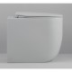 Sanitari Nolita di Kerasan Vaso Tecnologia Rimless con Scarico Traslato  + Bidet in ceramica bianco lucido