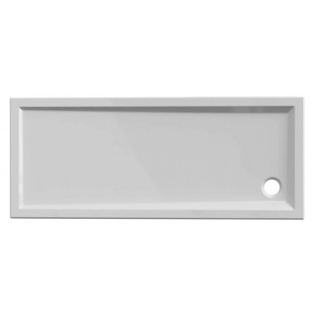 Piatto Doccia 70 x 170 cm in Acrilico Sanitario di Colore Bianco Altezza 6 cm