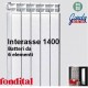 Radiatore in Alluminio Interasse 1400 Fondital garda dual80 batteria da 6 elementi