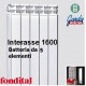 Radiatore in Alluminio Interasse 1600 Fondital Garda Dual80 Batteria Da 5 Elementi