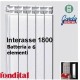 Radiatore in Alluminio Interasse 1800 fondital garda dual80 batteria da 6 elementi