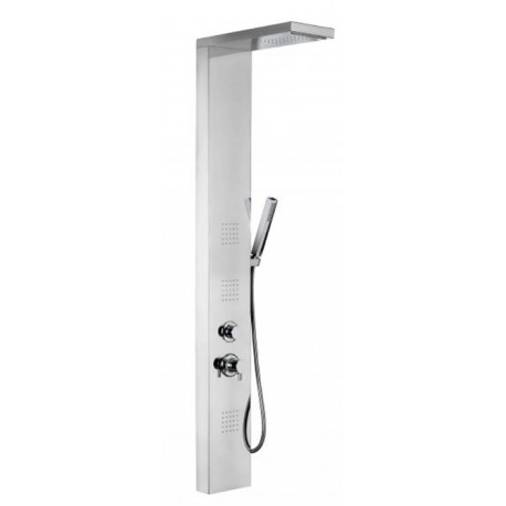 Colonna Doccia Broadway Metaform in Acciaio Inox Lucido