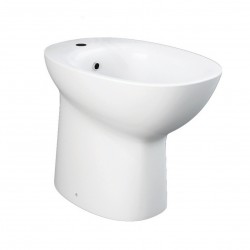 Bidet Morning di Rak Ceramics distanziato da parete in Ceramica Bianca Lucida