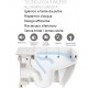 Coppia Sanitari tradizionali serie Morning di Rak Ceramics WC rimless senza brida + bidet in ceramica bianca lucida