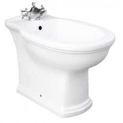 Bidet washington di rak ceramics distanziato da parete in ceramica bianco lucido