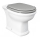 Sanitari washington di Rak Ceramics Vaso + Bidet distanziati da parete in ceramica bianco lucido