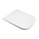 Sedile Wc per vaso Orchidea in Termoindurente Bianco a chiusura soft-close (ammortizzata)