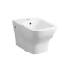 Sanitari sospesi Vaso con tecnologia rimless + Bidet in Ceramica Bianco Lucido Modello Orchidea