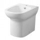 Bidet filo muro in ceramica bianco lucido modello aster