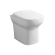 Sanitari Aster Vaso con tecnologia rimless + Bidet in Ceramica Bianca Lucida