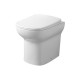 Sanitari Aster Vaso con tecnologia rimless + Bidet in Ceramica Bianca Lucida