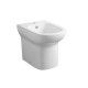 Sanitari Aster Vaso con tecnologia rimless + Bidet in Ceramica Bianca Lucida