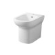 Sanitari Aster Vaso con tecnologia rimless + Bidet in Ceramica Bianca Lucida