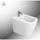 Bidet filo muro in ceramica bianco lucido modello mirto marca ceramica dolomite