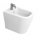 Bidet filo muro in ceramica bianco lucido modello mirto marca ceramica dolomite