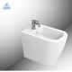 Sanitari Mirto di Ceramica Dolomite Vaso con tecnologia rimless + Bidet bianco lucidi