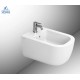 Bidet sospeso in ceramica bianco lucido modello mirto marca ceramica dolomite