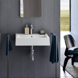 Lavabo sospeso o da appoggio 50 cm ceramica Serie Closer - Geberit 500.877.00.1