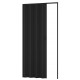 Porta d'arredo in pvc per interno a soffietto nera larghezza 100 x altezza 214 cm