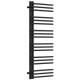 Termoarredo idraulico modello Arpa 120x50 cm e 430W - Nero Opaco