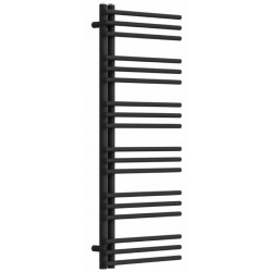 Termoarredo idraulico modello Arpa 120x50 cm e 430W - Nero Opaco