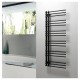 Termoarredo idraulico modello Arpa 160x50 cm e 624W - Nero opaco