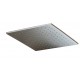 Soffione doccia serie Level-Rock modello ZSOF075ST 200x200 mm steel looking effetto acciaio spazzolato Paffoni