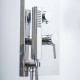 Colonna doccia multifunzione in alluminio inox lucido Matt Trend marca Metaform